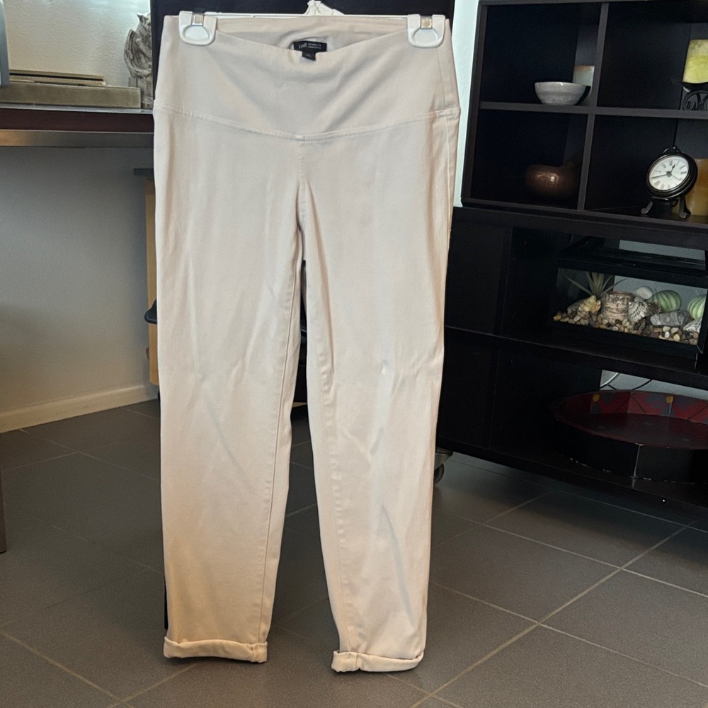 J. Jill Cream Wearever Collection Pants